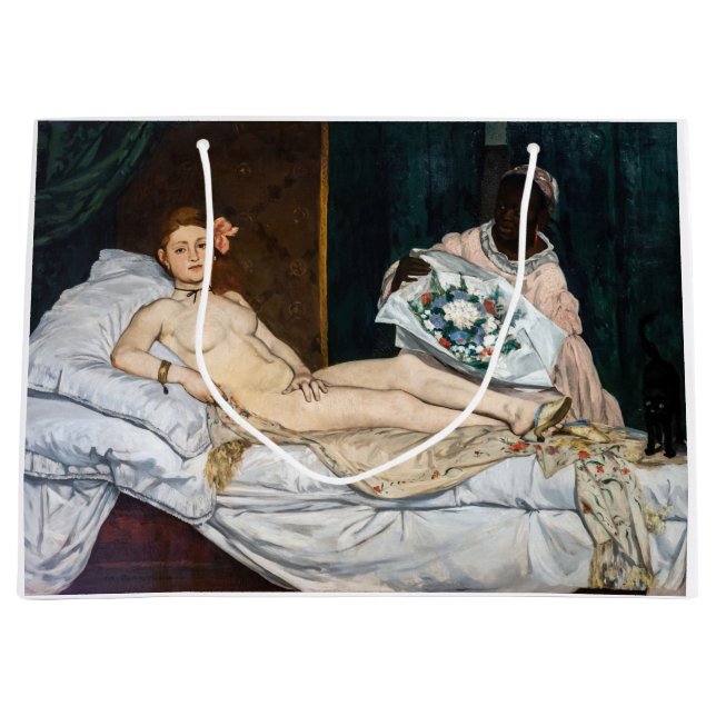 Bolsa De Regalo Grande Edouard Manet - Olympia (Anverso)
