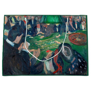 Bolsa De Regalo Grande Edvard Munch - La mesa de la ruleta en Monte Carlo