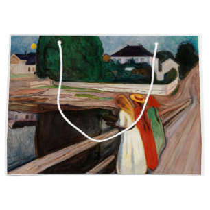 Bolsa De Regalo Grande Edvard Munch - Los Chicas en el puente