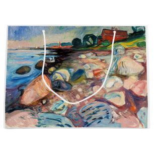 Bolsa De Regalo Grande Edvard Munch - Shore with Red House