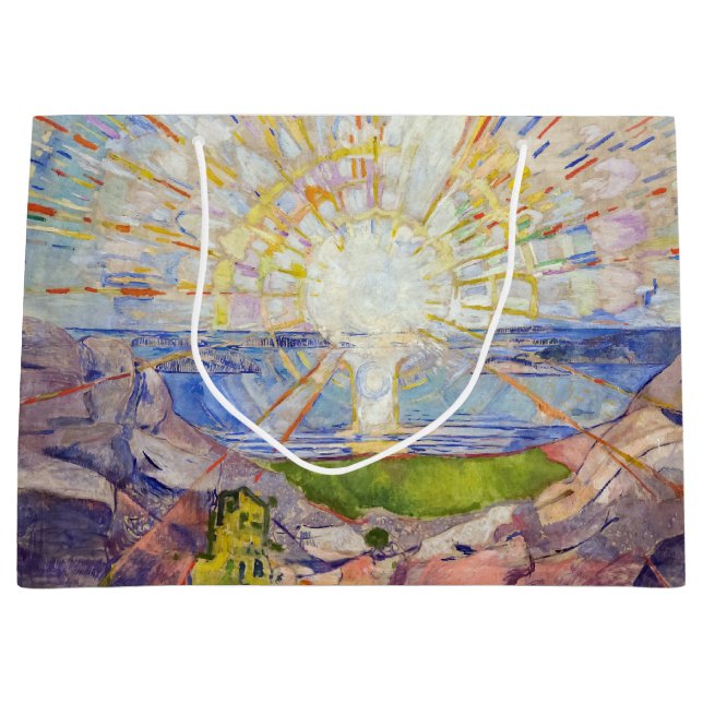 Bolsa De Regalo Grande Edvard Munch - The Sun 1911 (Anverso)
