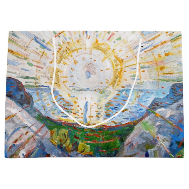 Bolsa De Regalo Grande Edvard Munch - The Sun 1912 (Anverso)