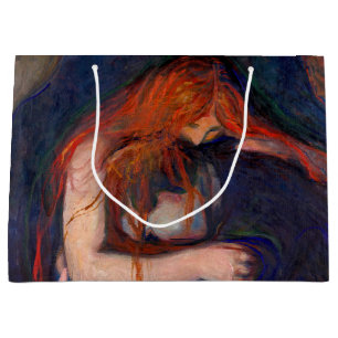 Bolsa De Regalo Grande Edvard Munch - Vampiro / Amor y dolor