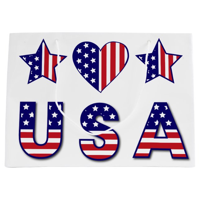 BOLSA DE REGALO GRANDE EE.UU. (Anverso)