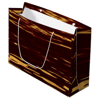 Bolsa De Regalo Grande Efecto dominó fundido del oro