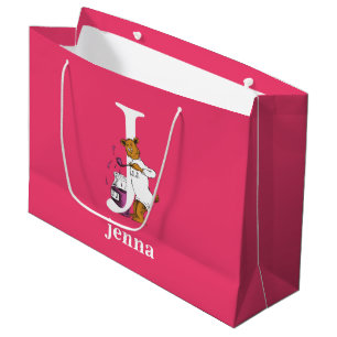 Bolsa De Regalo Grande El ABC de Dr. Seuss: Letra J - Blanco Agrega tu