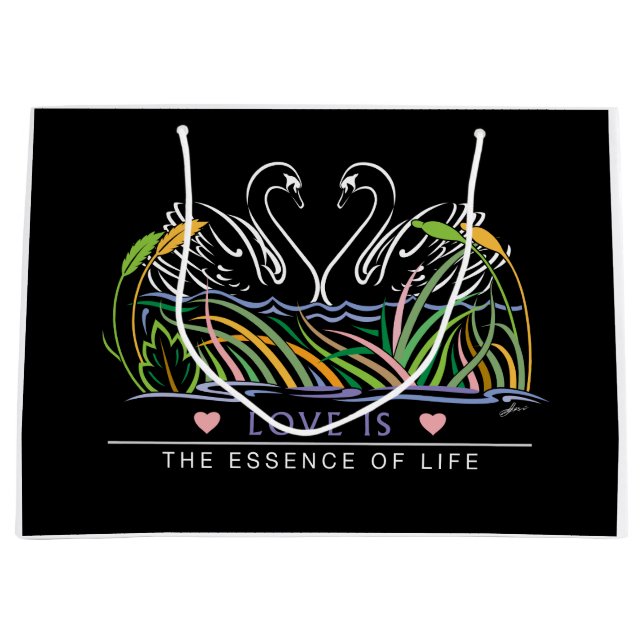 Bolsa De Regalo Grande El amor es esencia (Anverso)