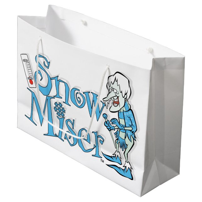 Bolsa De Regalo Grande EL AÑO SIN SANTA CLAUS™ | Nieve Miser (Angulo Anverso)