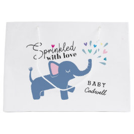 Bolsa De Regalo Grande El bebé caprichoso del elefante asperja