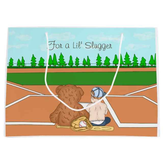 Bolsa De Regalo Grande El beisbol infantil de Lil'Slugger (Anverso)