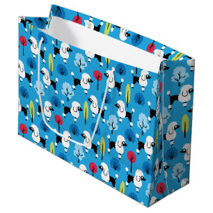 Bolsa De Regalo Grande El caniche en el parque