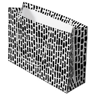 Bolsa De Regalo Grande El cepillo negro frota ligeramente el modelo