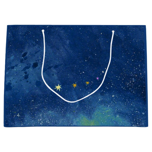 Bolsa De Regalo Grande El cielo estrellado (Anverso)