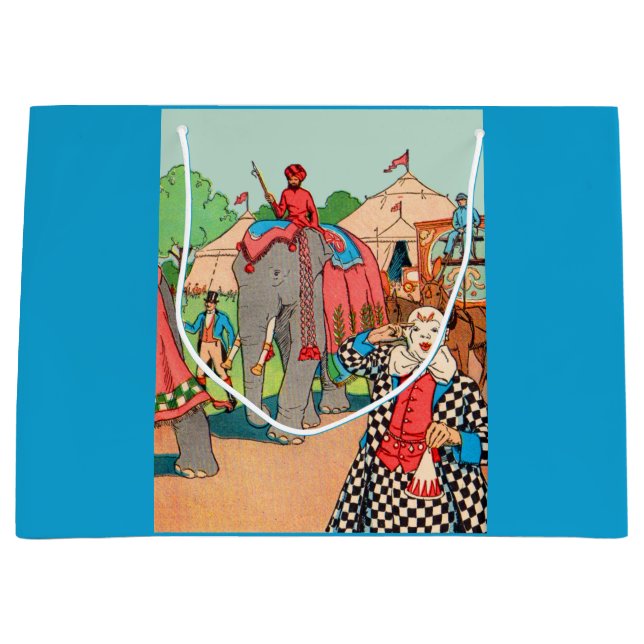 Bolsa De Regalo Grande El circo llega a la ciudad (Anverso)