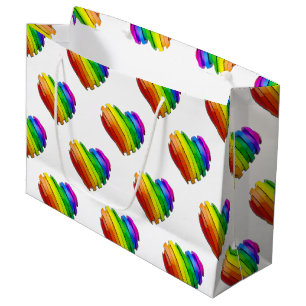 Bolsa De Regalo Grande El corazón tridimensional escultural de SlipperyJo
