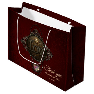 Bolsa De Regalo Grande El emblema del amor.
