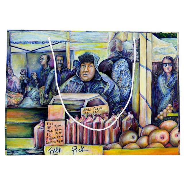 Bolsa De Regalo Grande Él Escuchó, Lo Que Vi (Reverso)