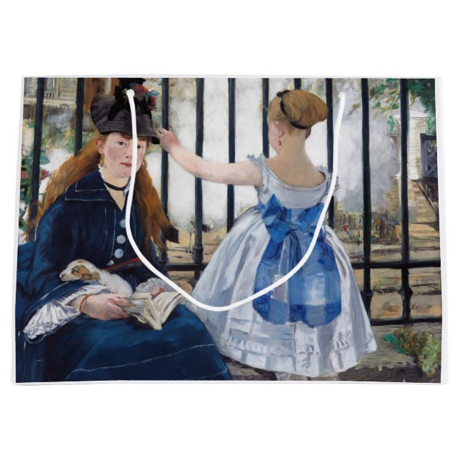 Bolsa De Regalo Grande El ferrocarril, Edouard Manet (Anverso)