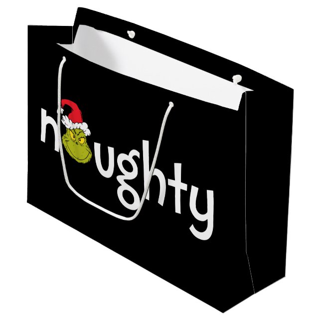 Bolsa De Regalo Grande El Grinch es travieso (Angulo Anverso)