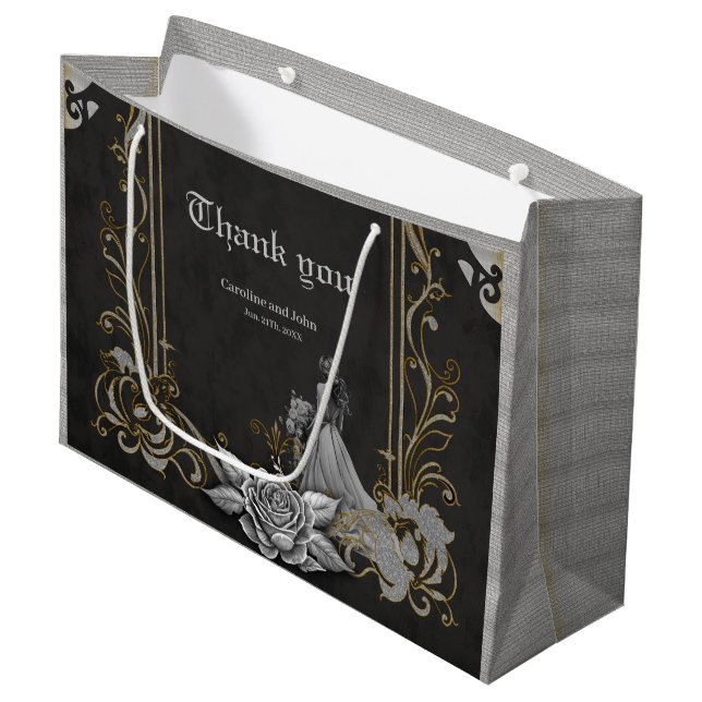 Bolsa De Regalo Grande El lujo y el romance. (Angulo Anverso)