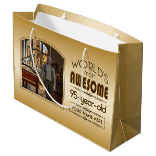 Bolsa De Regalo Grande El mejor marco fotográfico Personalizado del mund