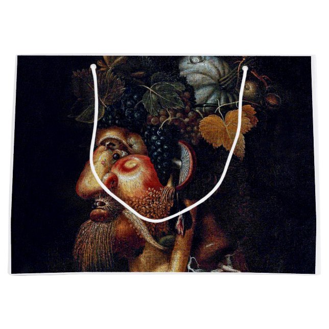 Bolsa De Regalo Grande El otoño, Arcimboldo (Anverso)