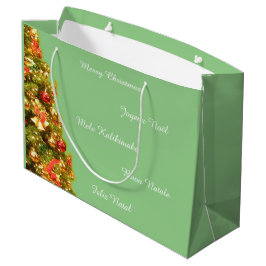 Bolsa De Regalo Grande El personalizable adornó el árbol de navidad