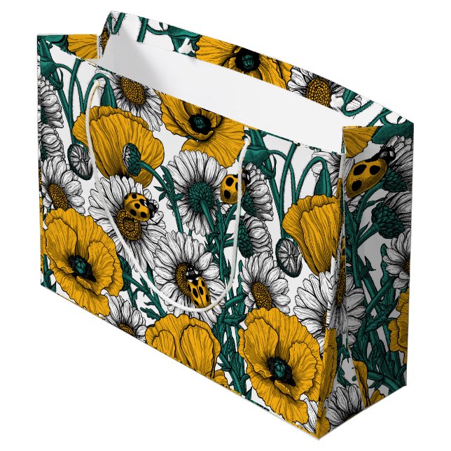 Bolsa De Regalo Grande El prado en amarillo (Angulo reverso)