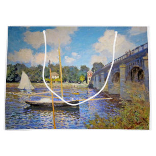 Bolsa De Regalo Grande El puente de Argenteuil, Monet