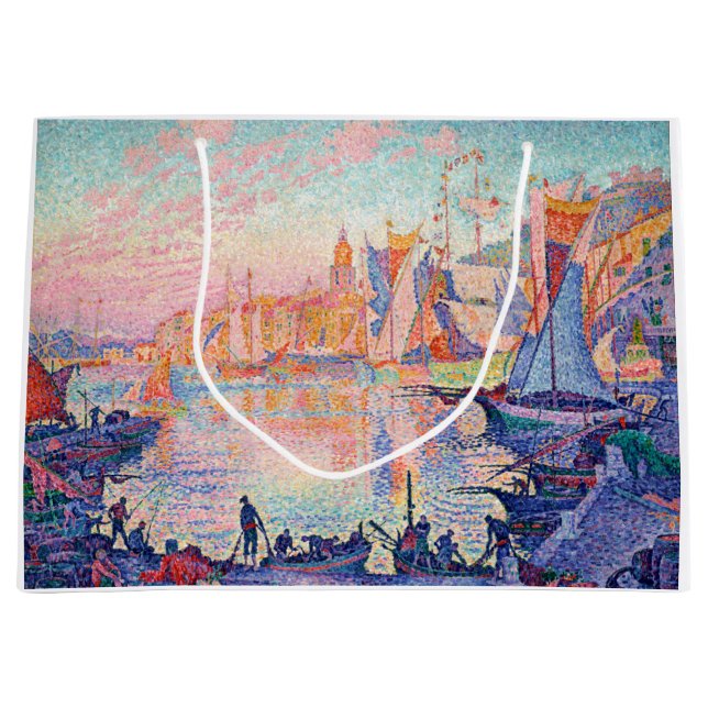 Bolsa De Regalo Grande El puerto de Saint-Tropez, Signac (Anverso)