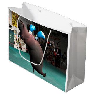 Bolsa De Regalo Grande El ratón golpea a Hippo KO