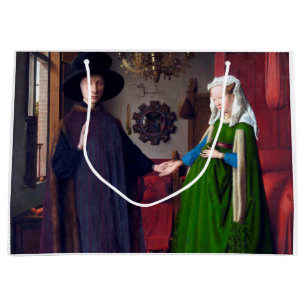 Bolsa De Regalo Grande El retrato de Arnolfini, Jan van Eyck