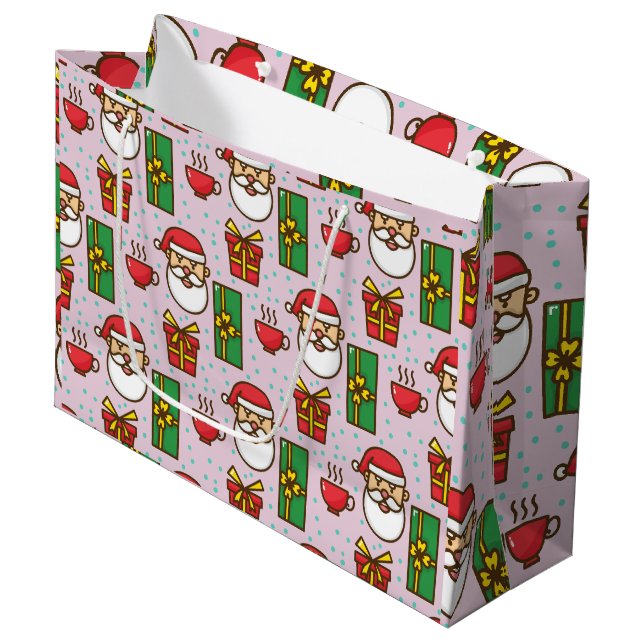 Bolsa De Regalo Grande El saco de Santa (Angulo Anverso)