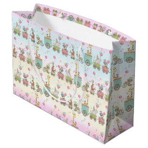 Bolsa De Regalo Grande Elefante animal del oso del tren del circo del