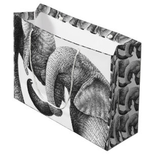 Bolsa De Regalo Grande Elefantes africanos
