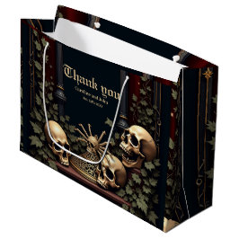 Bolsa De Regalo Grande Elegancia gótica oscura. Impresionante arco