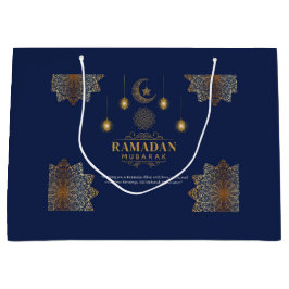 Bolsa De Regalo Grande Elegant Lantern Glow Ramadan Greeting