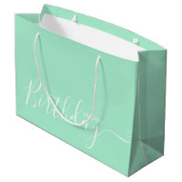 Bolsa de regalo grande elegante de la Casa de la M