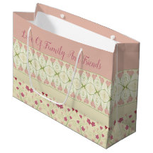 Elegante diseño con estampado de corazón rosa