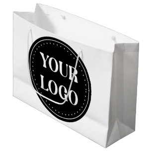 Bolsa De Regalo Grande elegante, moderno, refinado y editable. 