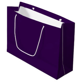 Bolsa De Regalo Grande Elegante sólido morado oscuro