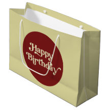 Elegante tipografía retro Feliz cumpleaños