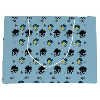 Bolsa De Regalo Grande Elevar los regalos con papel ☁️