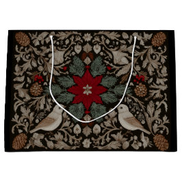 Bolsa De Regalo Grande Embroidería festiva