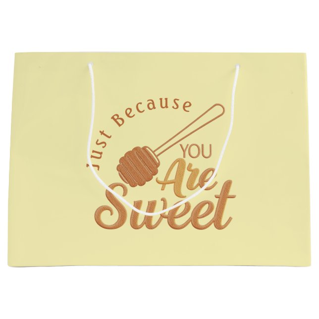 Bolsa De Regalo Grande Empaquetado para momentos dulces (Anverso)