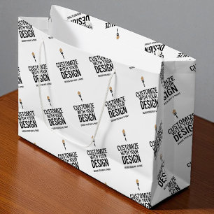 Bolsa De Regalo Grande Empresa Personalizada de Marca para Pequeñas Empre