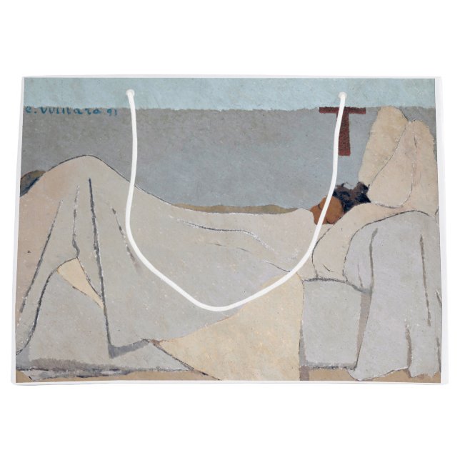 Bolsa De Regalo Grande En la cama, Edouard Vuillard (Anverso)