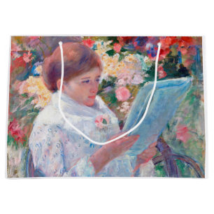 Bolsa De Regalo Grande En un balcón, Mary Cassatt