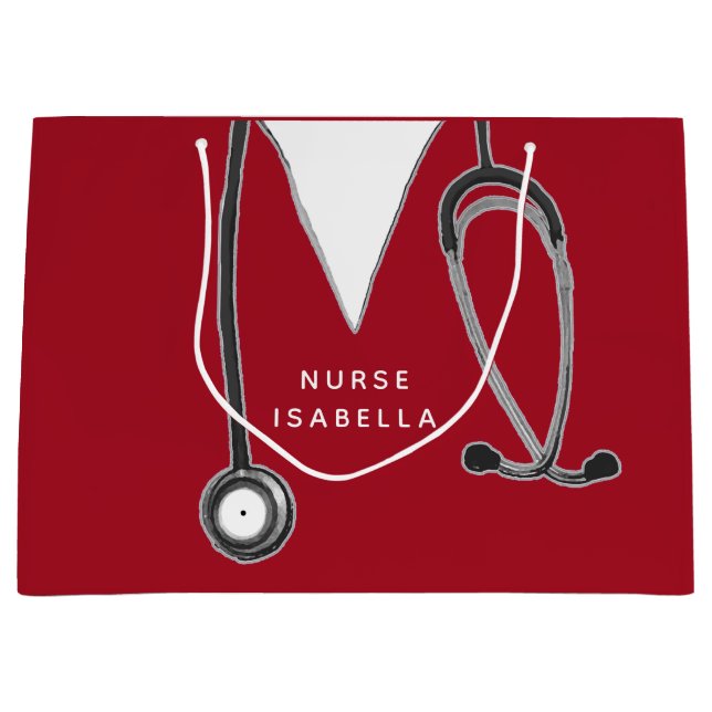 Bolsa De Regalo Grande Enfermera creativa (Anverso)