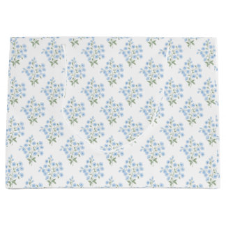 Bolsa De Regalo Grande English Country Muster mit Vergissmeinnichtblumen